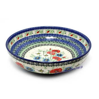 Miska sałatkowa wielka Ø27cm dek. U4968X Polskie Kwiaty Unikat